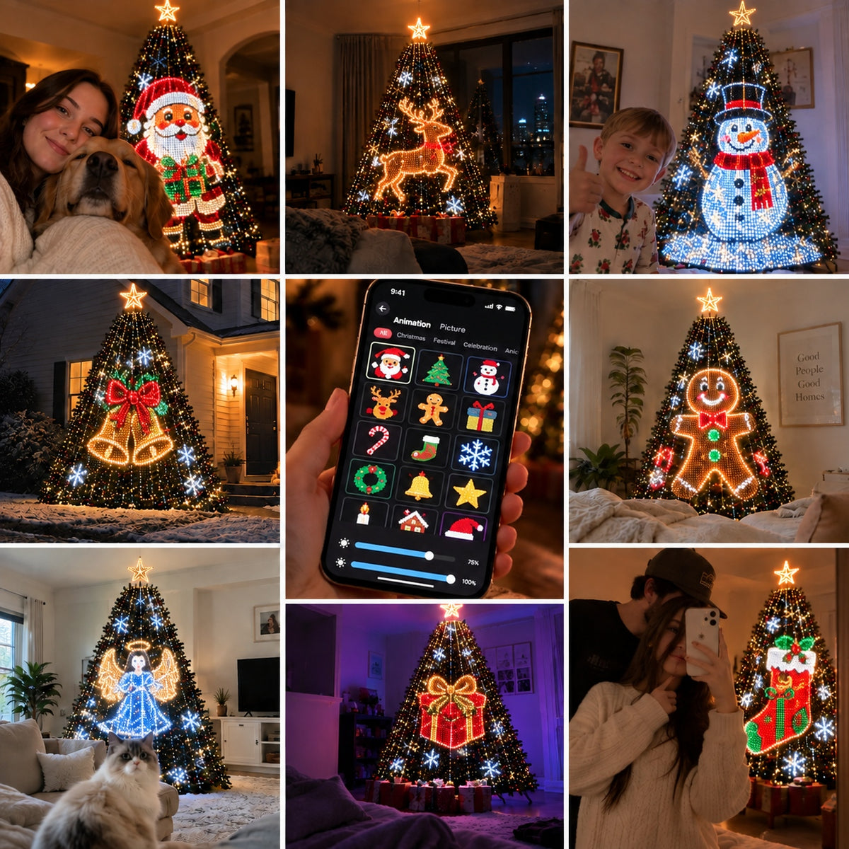 MIMIRGB® - Smart Animated Christmas Tree Lights