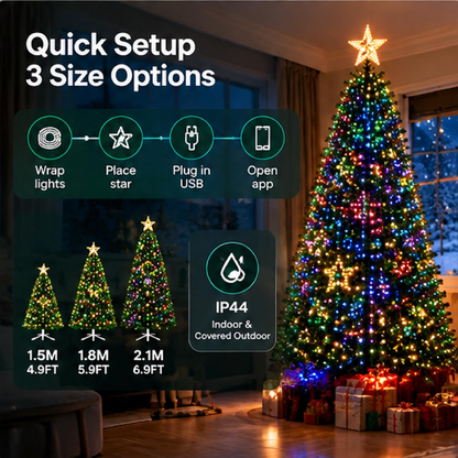 MIMIRGB® - Smart Animated Christmas Tree Lights
