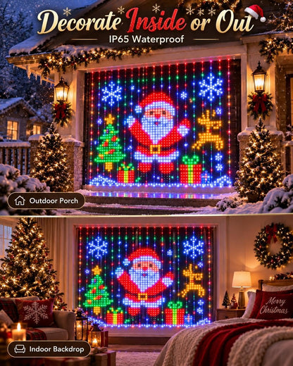 MIMIRGB® Curtain lights with APP Control, Music Sync, DIY Window Hanging Decor